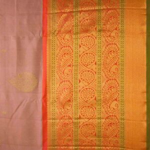 Brown Kanchipuram Silk Saree