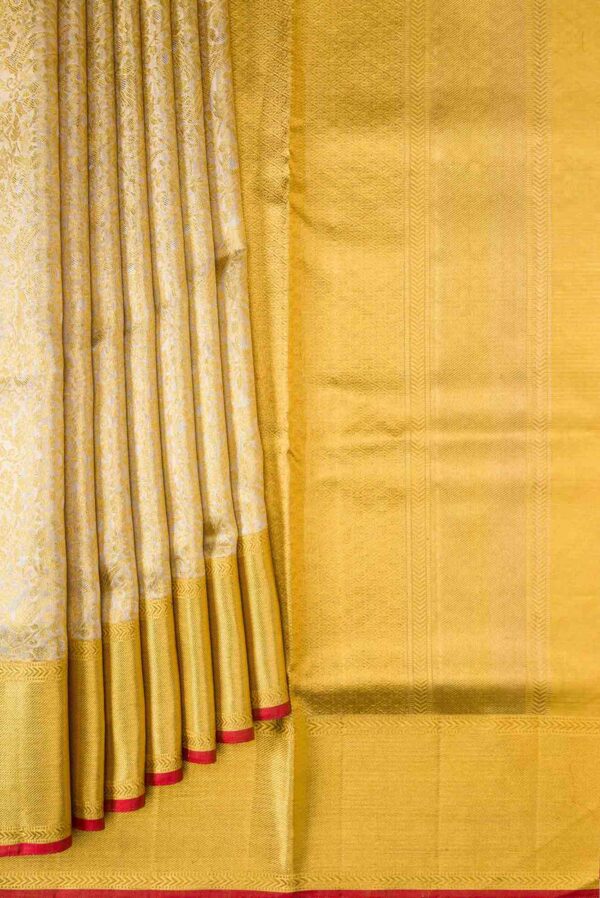Gold Kanchipuram Tissue Silk Saree
