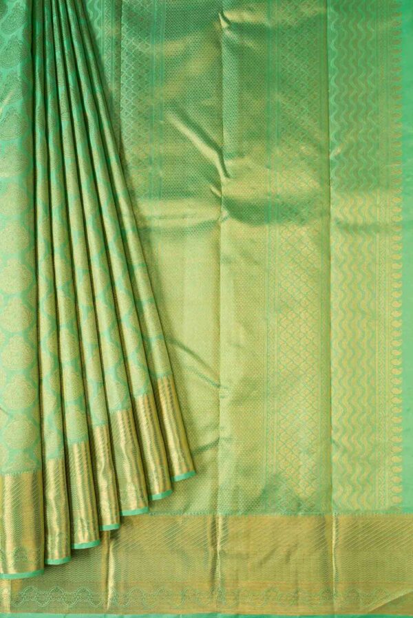 Green Kanchipuram Silk Saree Green Kanchipuram Silk Saree