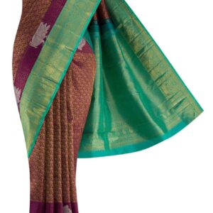 Purple Kanchipuram Silk Saree(2)