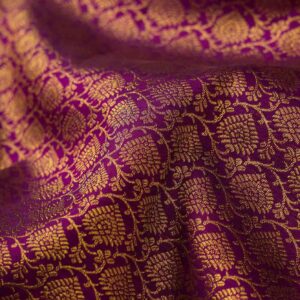 Purple Kanchipuram Silk Saree