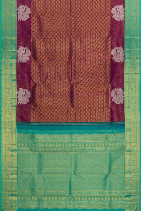 Purple Kanchipuram Silk Saree(5)