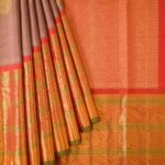 Brown Kanchipuram Silk Saree