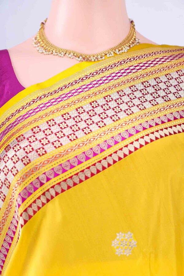 lemon-yellow-banarasi-silk-saree(4)