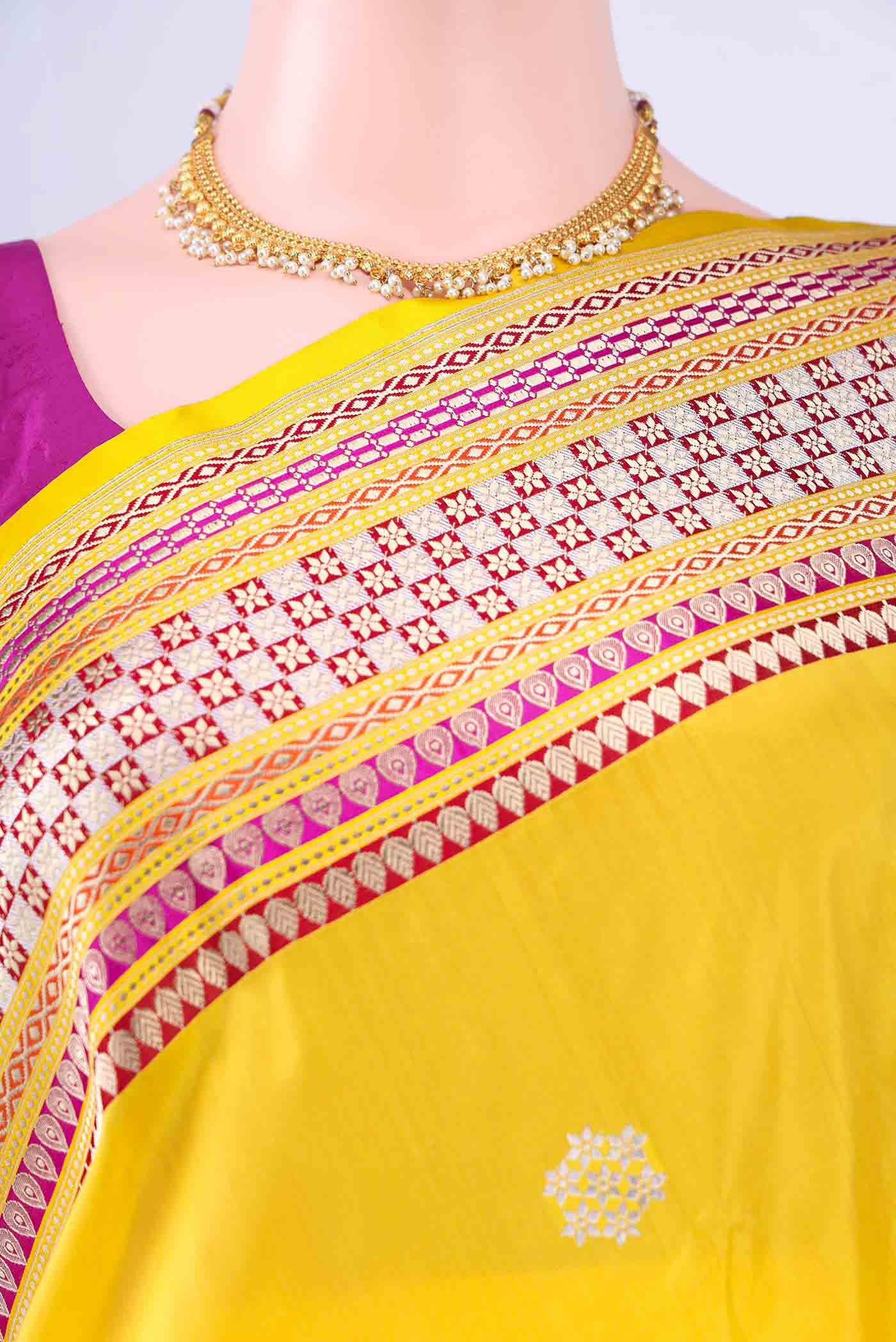 lemon-yellow-banarasi-silk-saree(4)